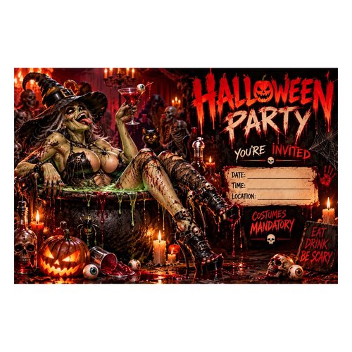 Halloween party invitation