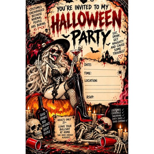 Halloween party invitation